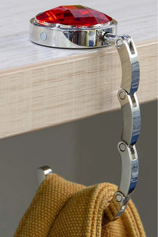 Porte-sac de table Cristal – Élégance pratique au quotidien